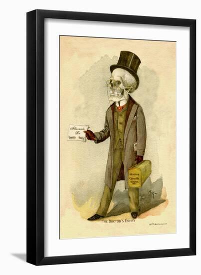 Death Fills a Prescription-F. Frusius M.d.-Framed Art Print