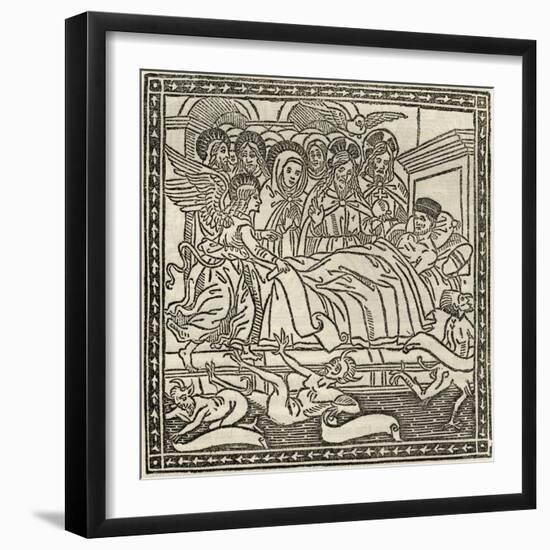 Death, from 'A Catalogue of a Collection of Engravings, Etchings and Woodcuts', by Richard…-null-Framed Giclee Print