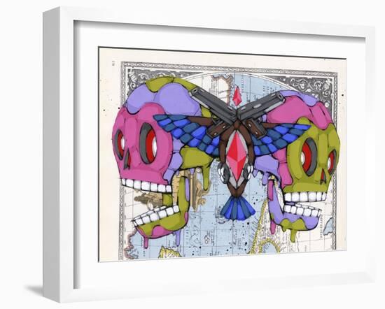 Death Grips-Ric Stultz-Framed Giclee Print