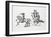 Death in Barouche, C1850-1890-Stanislas Lepine-Framed Giclee Print