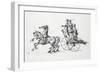 Death in Barouche, C1850-1890-Stanislas Lepine-Framed Giclee Print