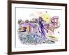 Death in Sneakers-Josh Byer-Framed Giclee Print