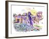 Death in Sneakers-Josh Byer-Framed Giclee Print