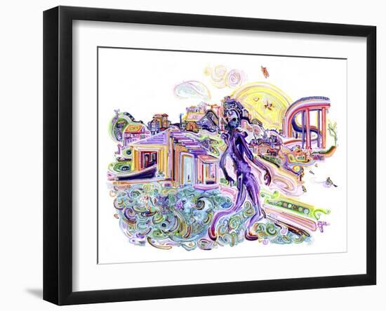 Death in Sneakers-Josh Byer-Framed Giclee Print