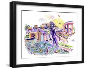 Death in Sneakers-Josh Byer-Framed Giclee Print