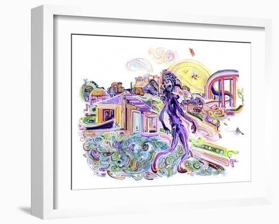 Death in Sneakers-Josh Byer-Framed Giclee Print