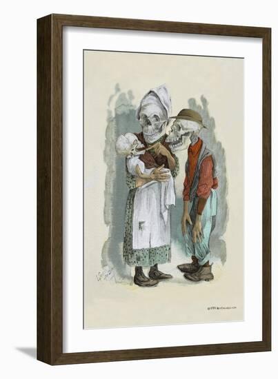 Death in the Family-F. Frusius M.d.-Framed Art Print