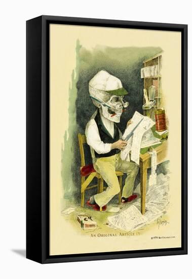 Death in the Headlines-F. Frusius M.d.-Framed Stretched Canvas