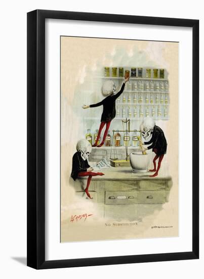 Death in the Lab-F. Frusius M.d.-Framed Art Print