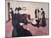 Death in the Sickroom-Edvard Munch-Mounted Giclee Print