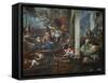 Death in Venice, 1666-Antonio Zanchi-Framed Stretched Canvas