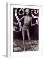 Death, Left Hand Panel from the Triptych of Earthly Vanity and Divine Salvation, c.1485-Hans Memling-Framed Giclee Print