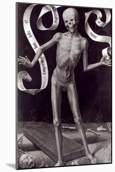 Death, Left Hand Panel from the Triptych of Earthly Vanity and Divine Salvation, c.1485-Hans Memling-Mounted Giclee Print
