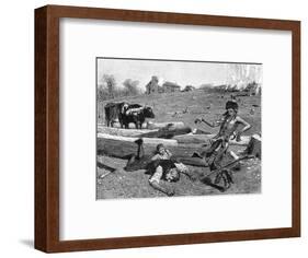 Death Lincoln Ancestor-Harry Farny-Framed Art Print