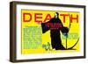 Death Lurks Behind The Practical Joker-Robert Beebe-Framed Art Print