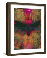 Death Moth Collage, 2016-David McConochie-Framed Giclee Print