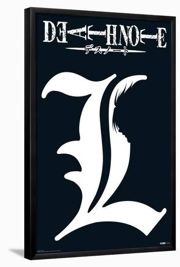Death Note - L Symbol-Trends International-Framed Poster