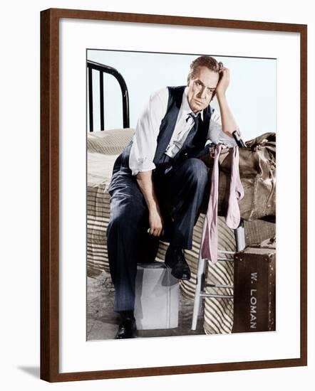 Death of a Salesman, Fredric March, 1951-null-Framed Photo