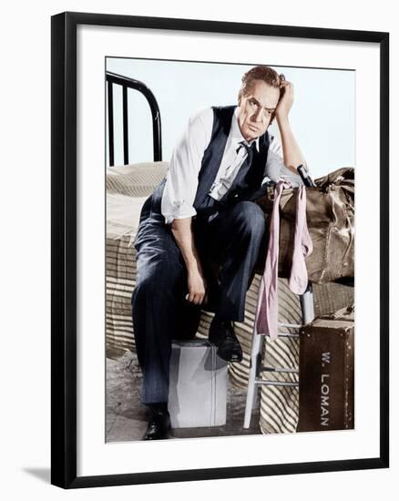 Death of a Salesman, Fredric March, 1951-null-Framed Photo