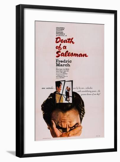 Death of a Salesman, Fredric March, 1951-null-Framed Art Print