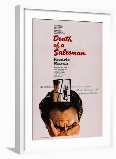 Death of a Salesman, Fredric March, 1951-null-Framed Art Print