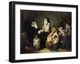 Death of a Sister of Charity, 1850-Isidore Pils-Framed Giclee Print