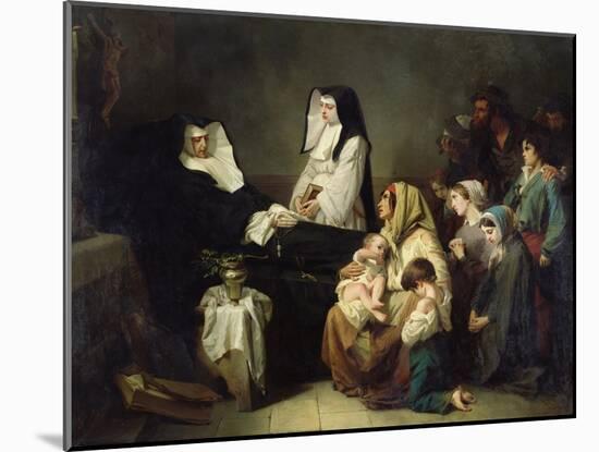 Death of a Sister of Charity, 1850-Isidore Pils-Mounted Giclee Print