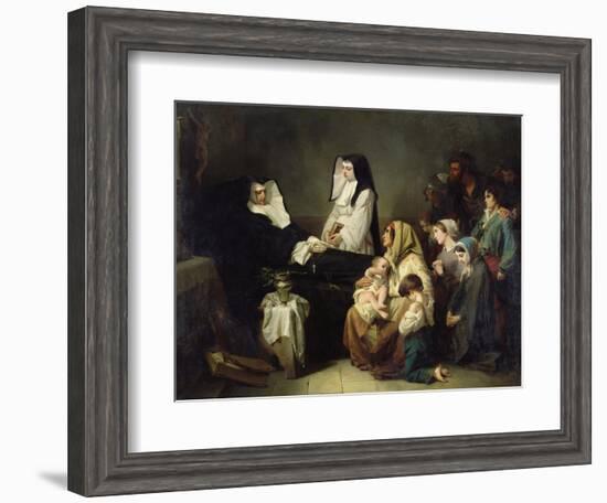 Death of a Sister of Charity, 1850-Isidore Pils-Framed Giclee Print