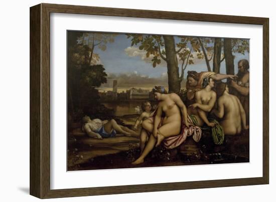 Death of Adonis, 1512-Sebastiano del Piombo-Framed Giclee Print