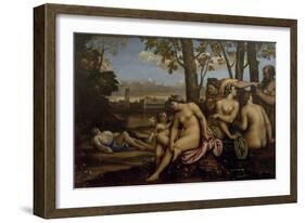 Death of Adonis, 1512-Sebastiano del Piombo-Framed Giclee Print