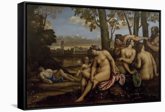 Death of Adonis, 1512-Sebastiano del Piombo-Framed Stretched Canvas