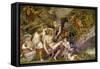 Death of Adonis, Fresco-Francesco Primaticcio-Framed Stretched Canvas