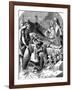 Death of Alaric I, King of the Visigoths at Cosenza, Italy, 410-null-Framed Giclee Print