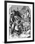 Death of Alaric I, King of the Visigoths at Cosenza, Italy, 410-null-Framed Giclee Print