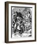 Death of Alaric I, King of the Visigoths at Cosenza, Italy, 410-null-Framed Giclee Print