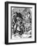 Death of Alaric I, King of the Visigoths at Cosenza, Italy, 410-null-Framed Giclee Print