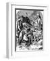 Death of Alaric I, King of the Visigoths at Cosenza, Italy, 410-null-Framed Giclee Print