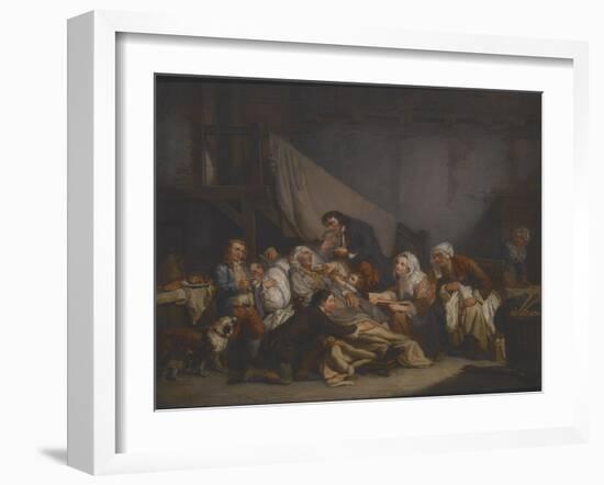 Death of an Old Man-Jean Baptiste Greuze-Framed Giclee Print