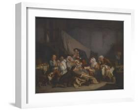 Death of an Old Man-Jean Baptiste Greuze-Framed Giclee Print