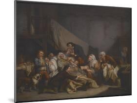 Death of an Old Man-Jean Baptiste Greuze-Mounted Giclee Print