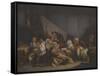 Death of an Old Man-Jean Baptiste Greuze-Framed Stretched Canvas