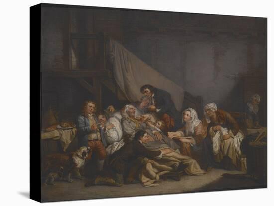 Death of an Old Man-Jean Baptiste Greuze-Stretched Canvas