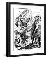 Death of Arnold Winkelried During the Battle of Sempach, 1840-Ludwig Richter-Framed Giclee Print