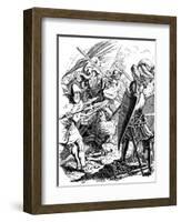 Death of Arnold Winkelried During the Battle of Sempach, 1840-Ludwig Richter-Framed Giclee Print