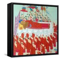 Death of Buddha-null-Framed Stretched Canvas