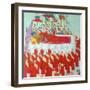 Death of Buddha-null-Framed Giclee Print