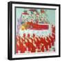 Death of Buddha-null-Framed Giclee Print