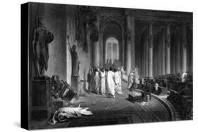 Death of Caesar 44 BC-J.c. Armytage-Stretched Canvas
