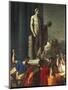 Death of Caesar, March 15, 44 BC-Vincenzo Camuccini-Mounted Giclee Print