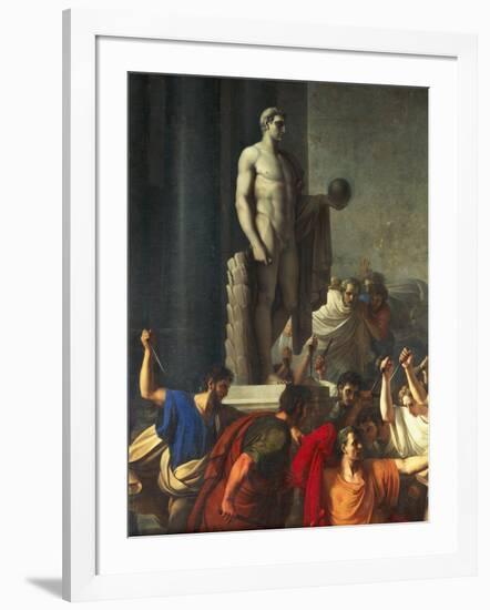 Death of Caesar, March 15, 44 BC-Vincenzo Camuccini-Framed Giclee Print